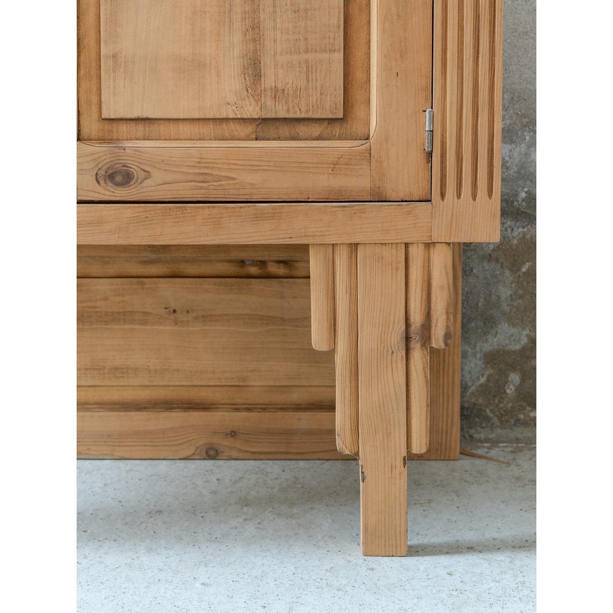 Petit buffet Art déco en bois clair Gilbert N°1875 - Bon état bois clair, DEBONGOUT