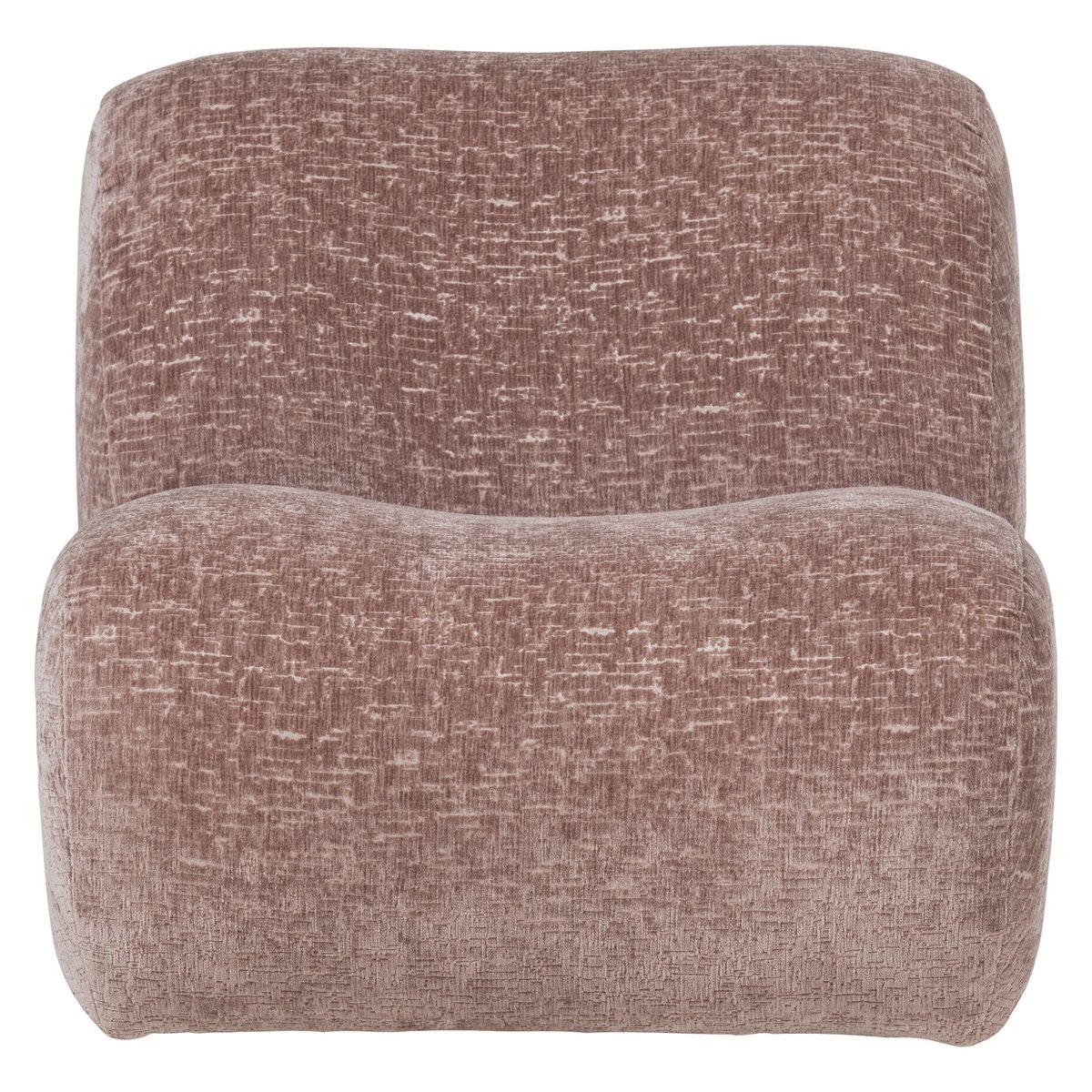 Fauteuil en velours NOMU rose, WOOOD
