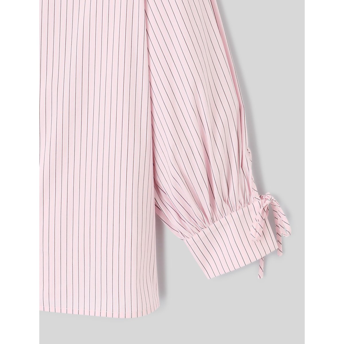 Chemise rayée oversize rose pâle, BZB
