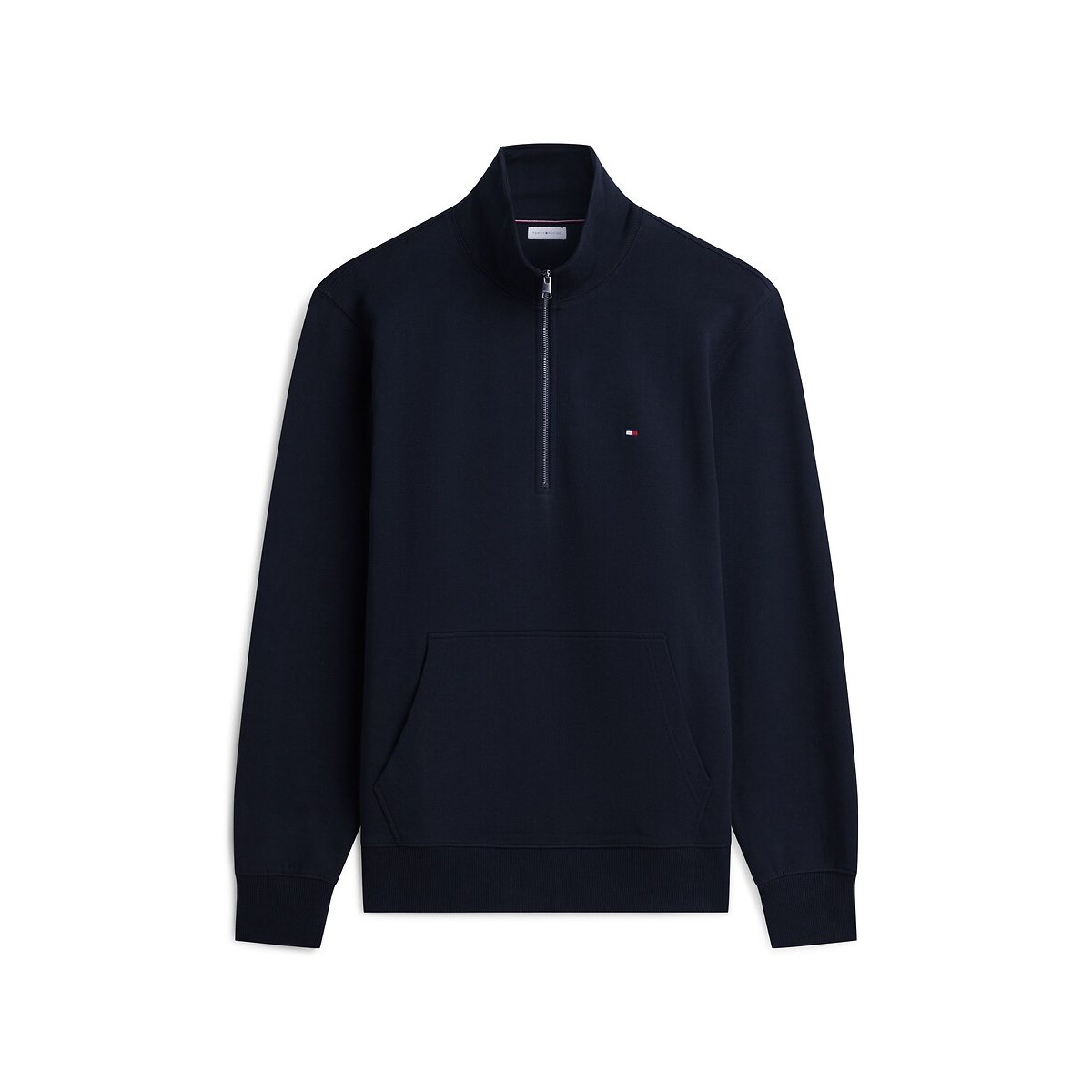 Sweat demi-zippé col montant bleu marine, TOMMY HILFIGER