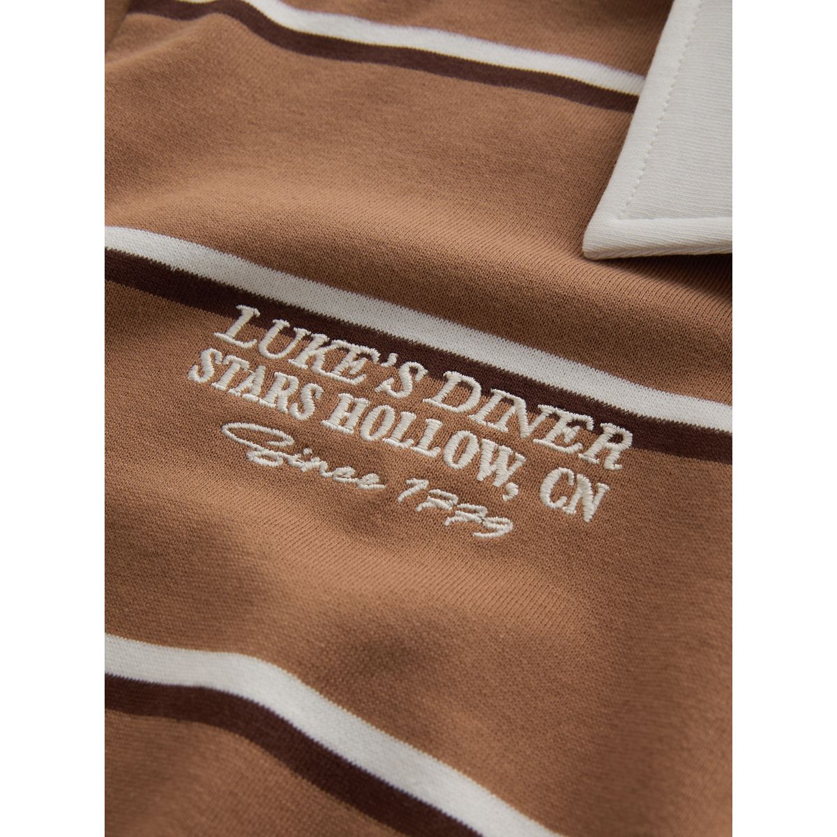 Maillot de rugby à rayures gilmore marron, NEXT