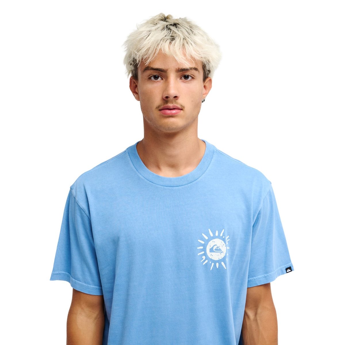 T-Shirt manches courtes EVO NEON BLUE bleu quiet harbor, QUIKSILVER