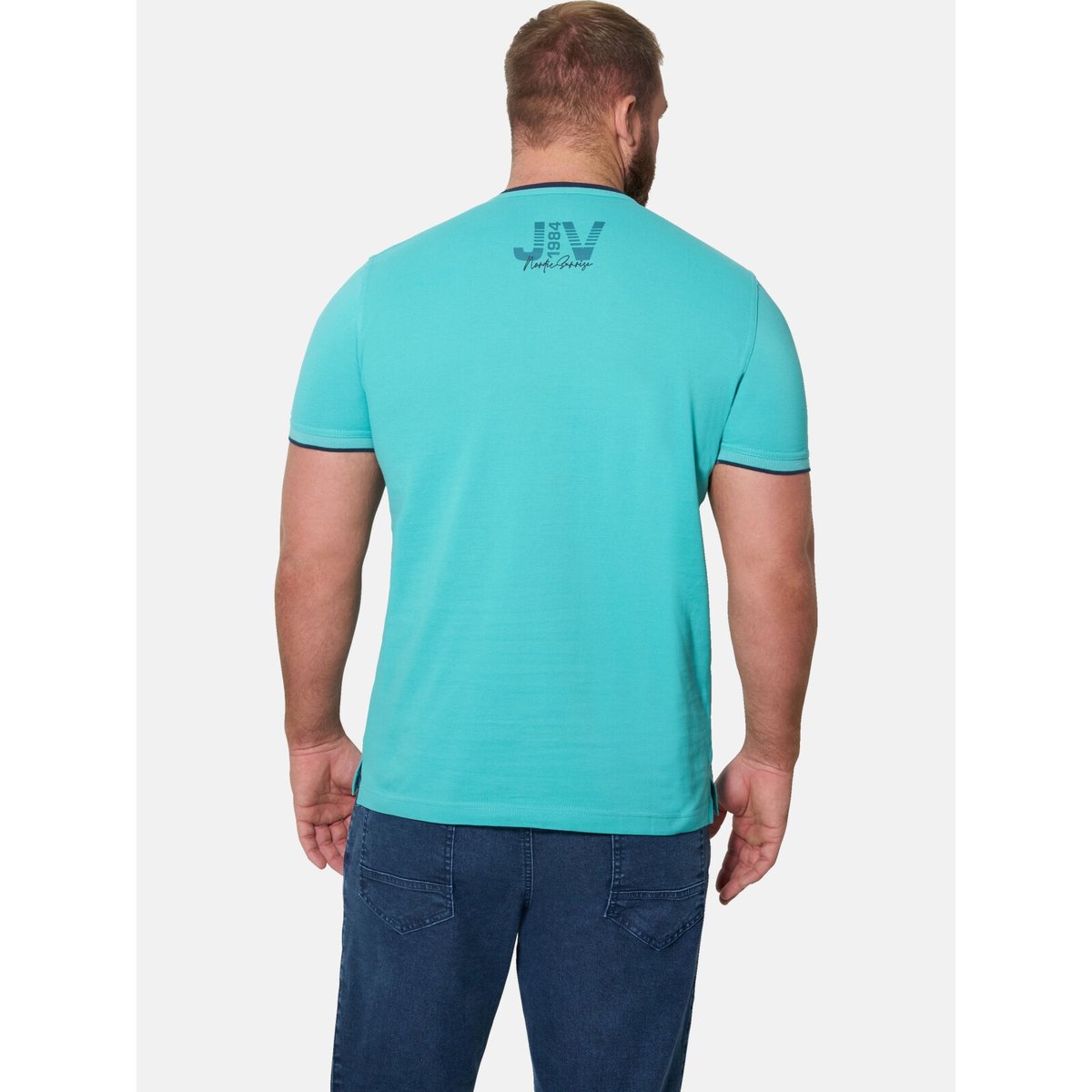 T-shirt EMMIK petrole, JAN VANDERSTORM