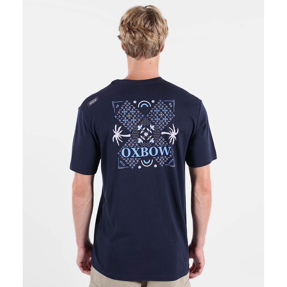 Tee-shirt manches courtes TEKOVA deep marine, OXBOW
