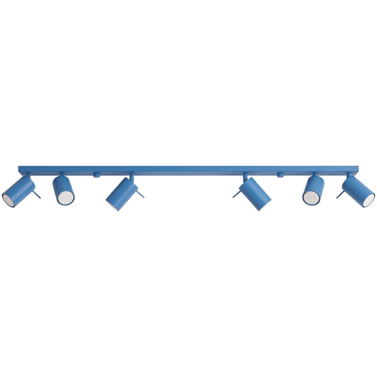 Plafonnier Acier Bleu GU10 6 RING bleu, EDEN