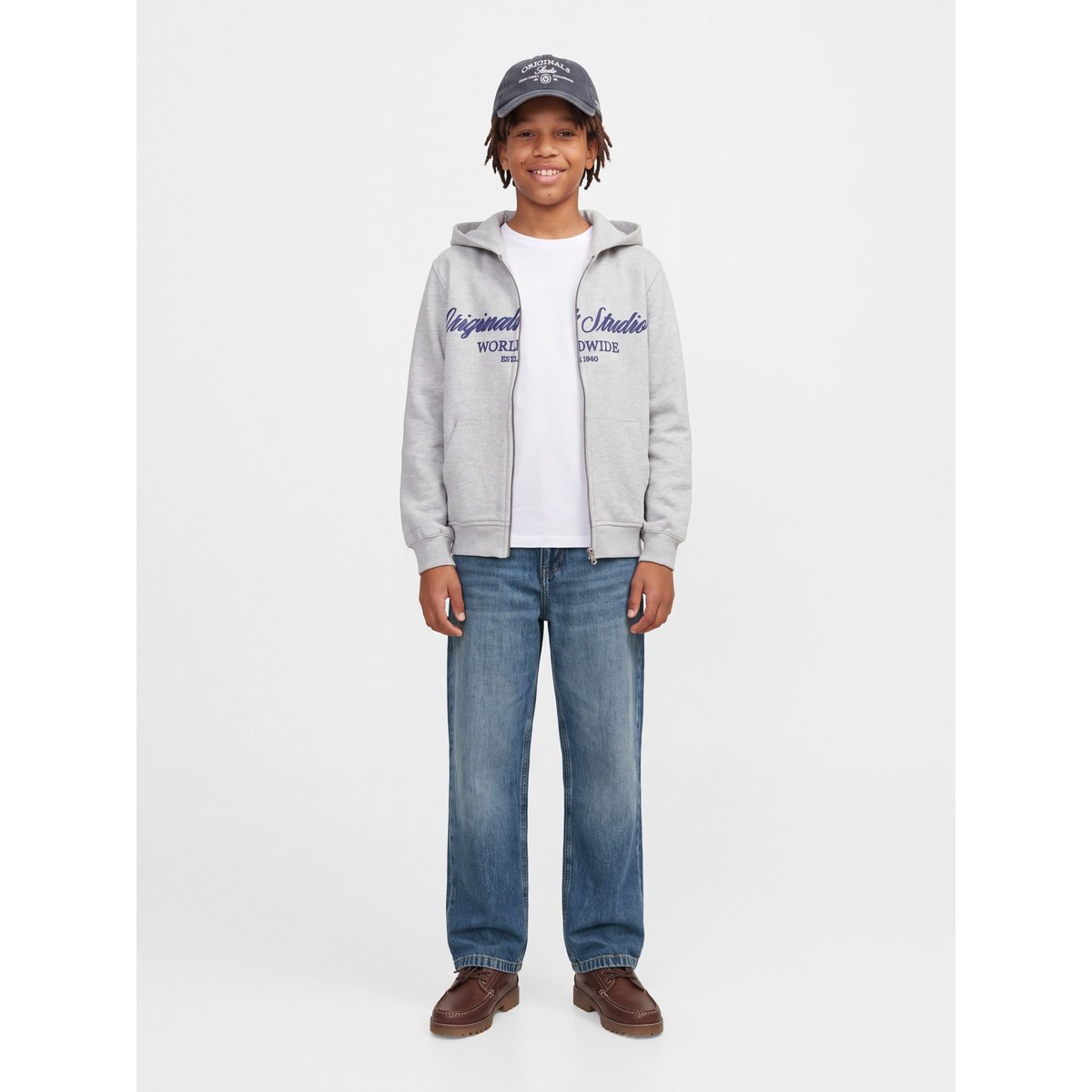 Jean Baggy Fit blue denim 1, JACK & JONES JUNIOR