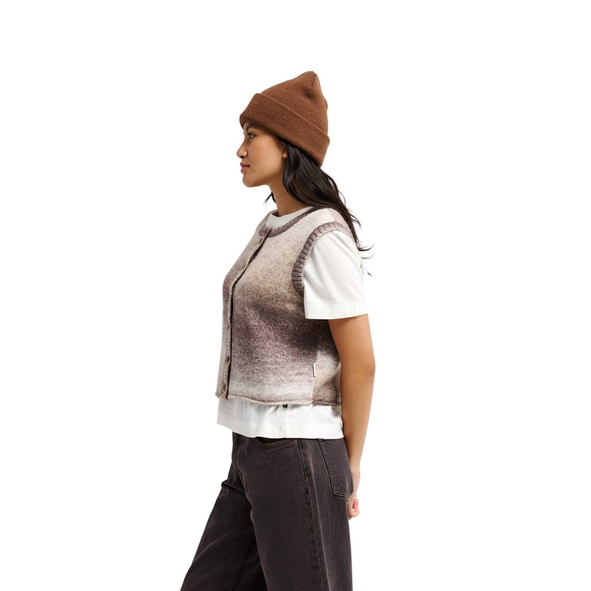 Pull sans manches ISLAY TANK GRADIENT beige pine bark gradient, QUIKSILVER
