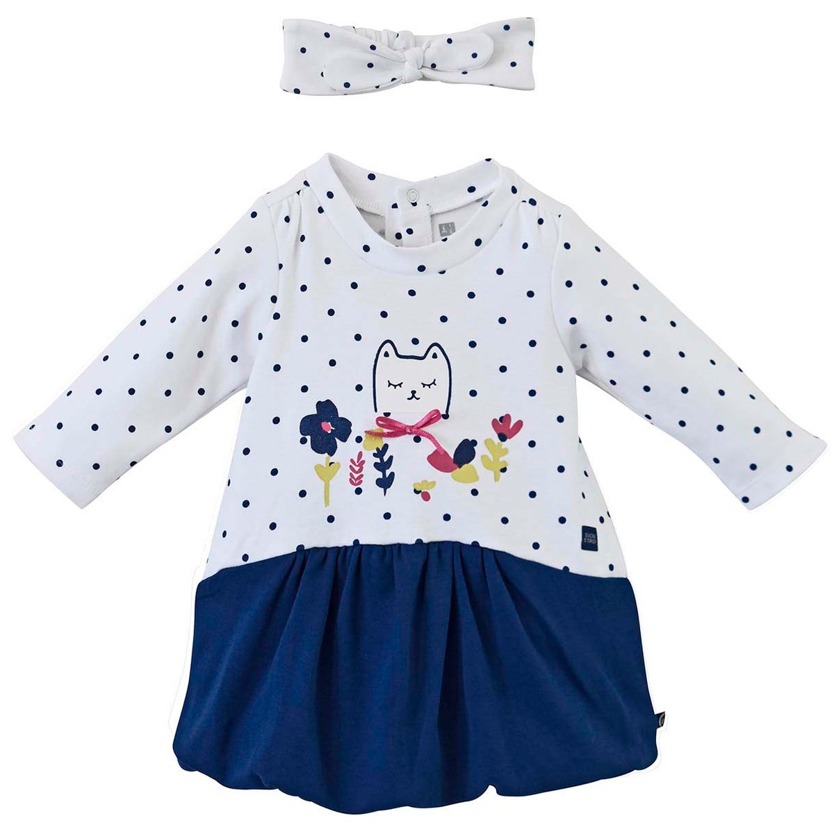 Robe et bandeau clea bleu, SUCRE D'ORGE