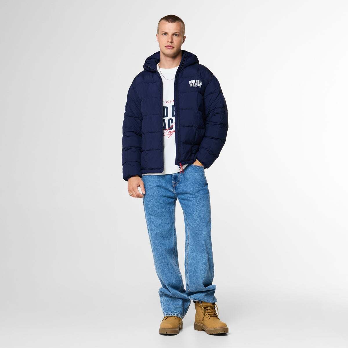 Red Bull Racing Doudoune Matelassée Avec Capuche marine, PEPE JEANS