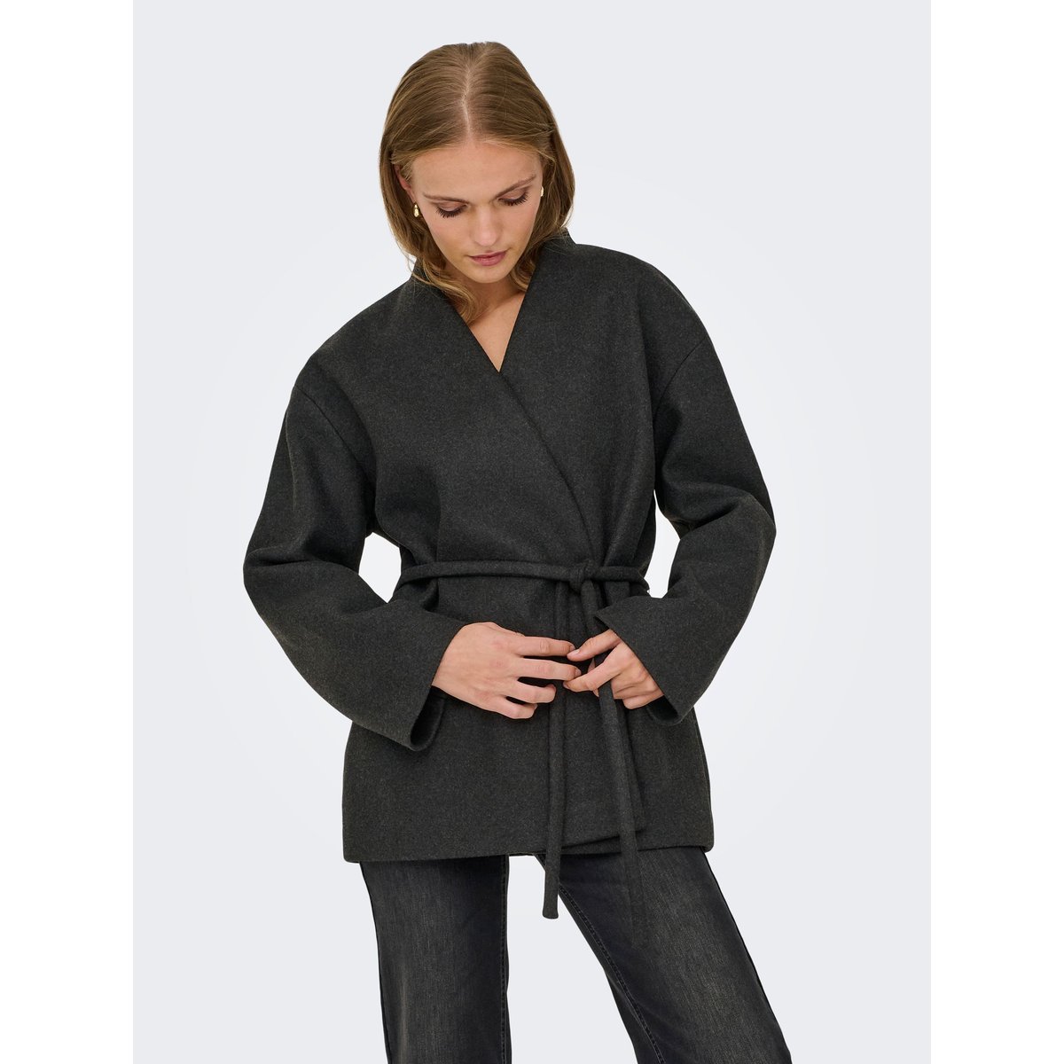 Veste dark grey melange, ONLY