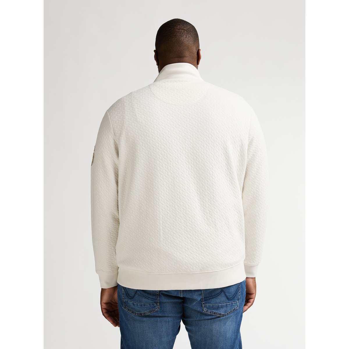 Cardigan décontracté grande taille kilómetro blanc seashell, PETROL INDUSTRIES
