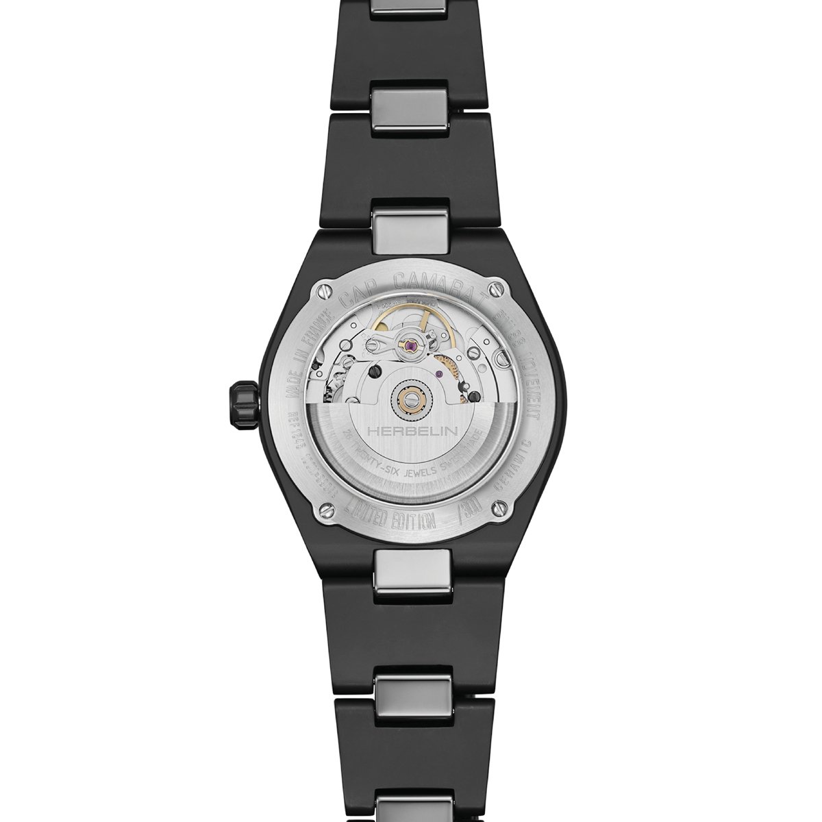 Montre Analogique CAP CAMARAT noir noir noir, HERBELIN