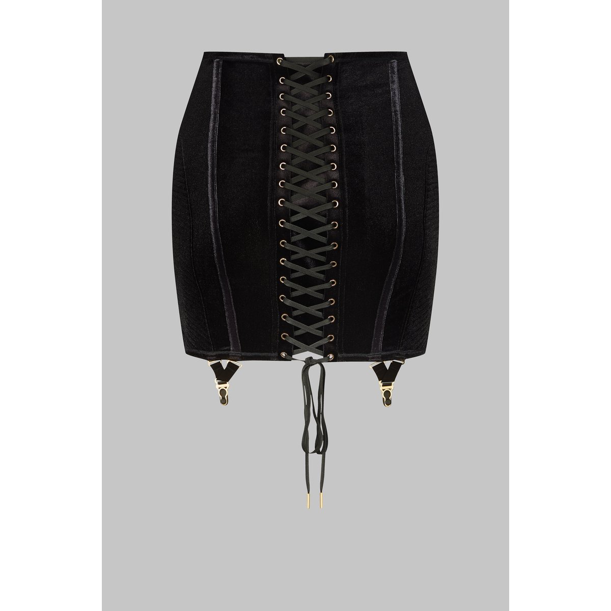 Jupe Porte-jarretelles - Scandale x Maison Close ROCOCO noir, MAISON CLOSE
