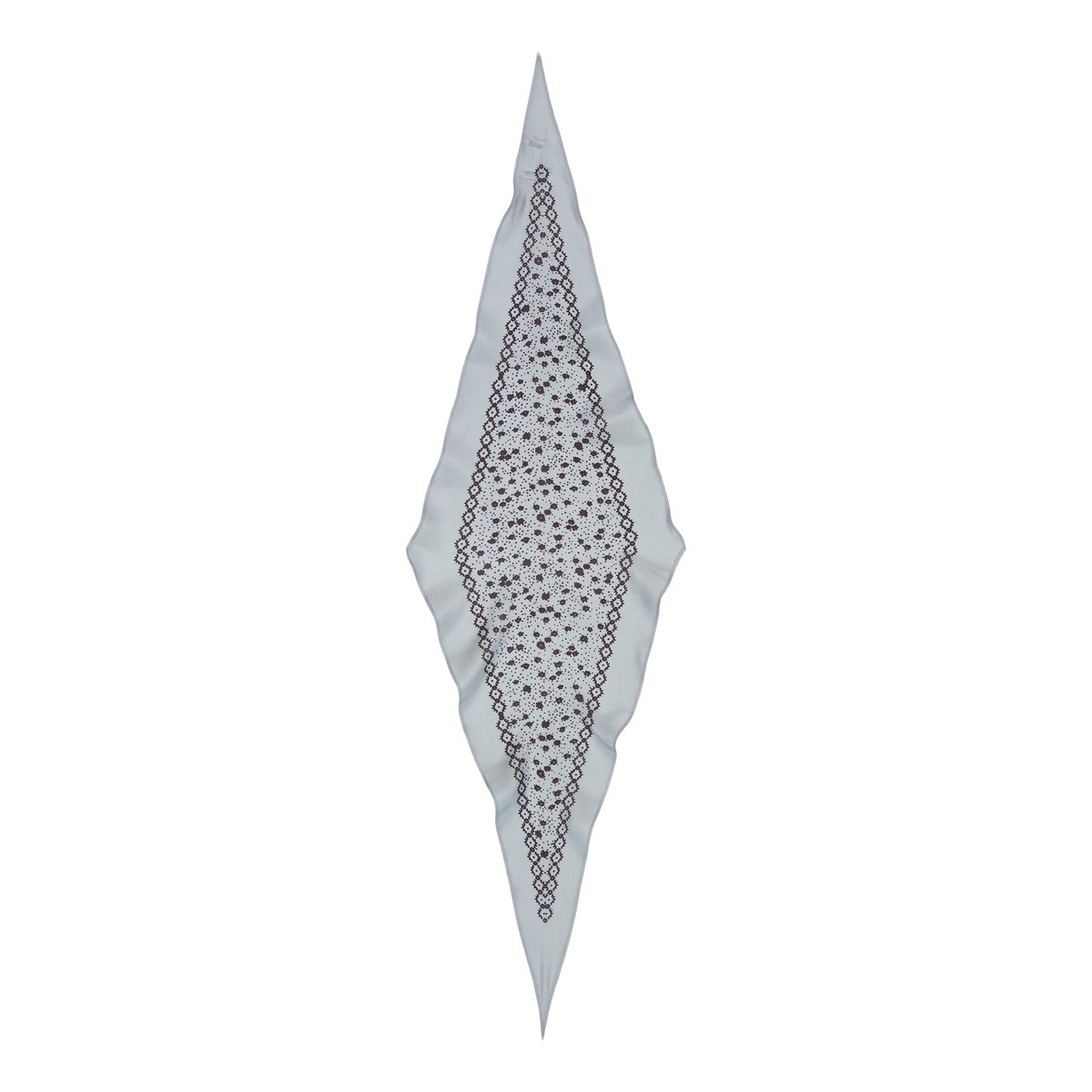 Foulard triangle en modal et coton mélangés bleu moyen, MARC O'POLO