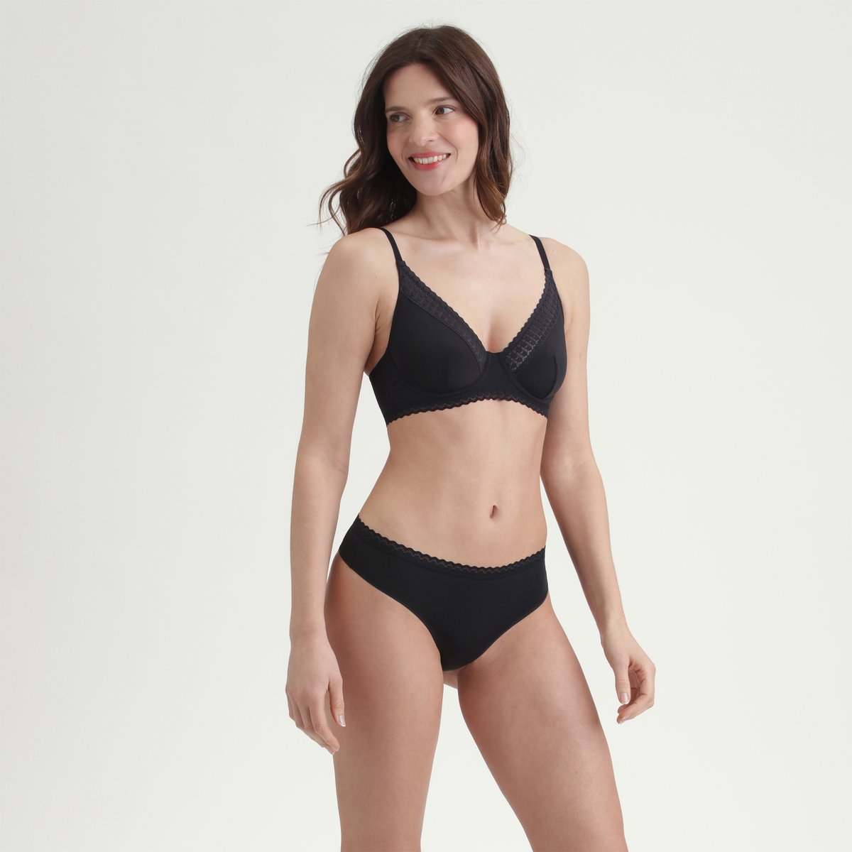 Soutien-gorge Foulard DAILY MICRO noir, DIM