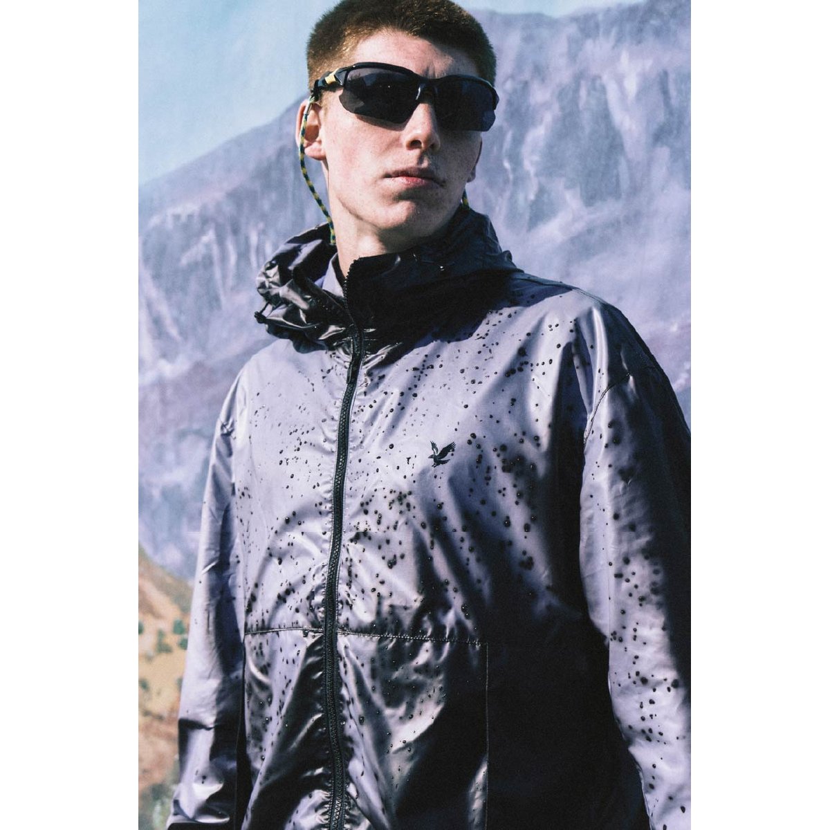 Veste shell thermoréactif foncé marine/ bubble bleu, LYLE & SCOTT