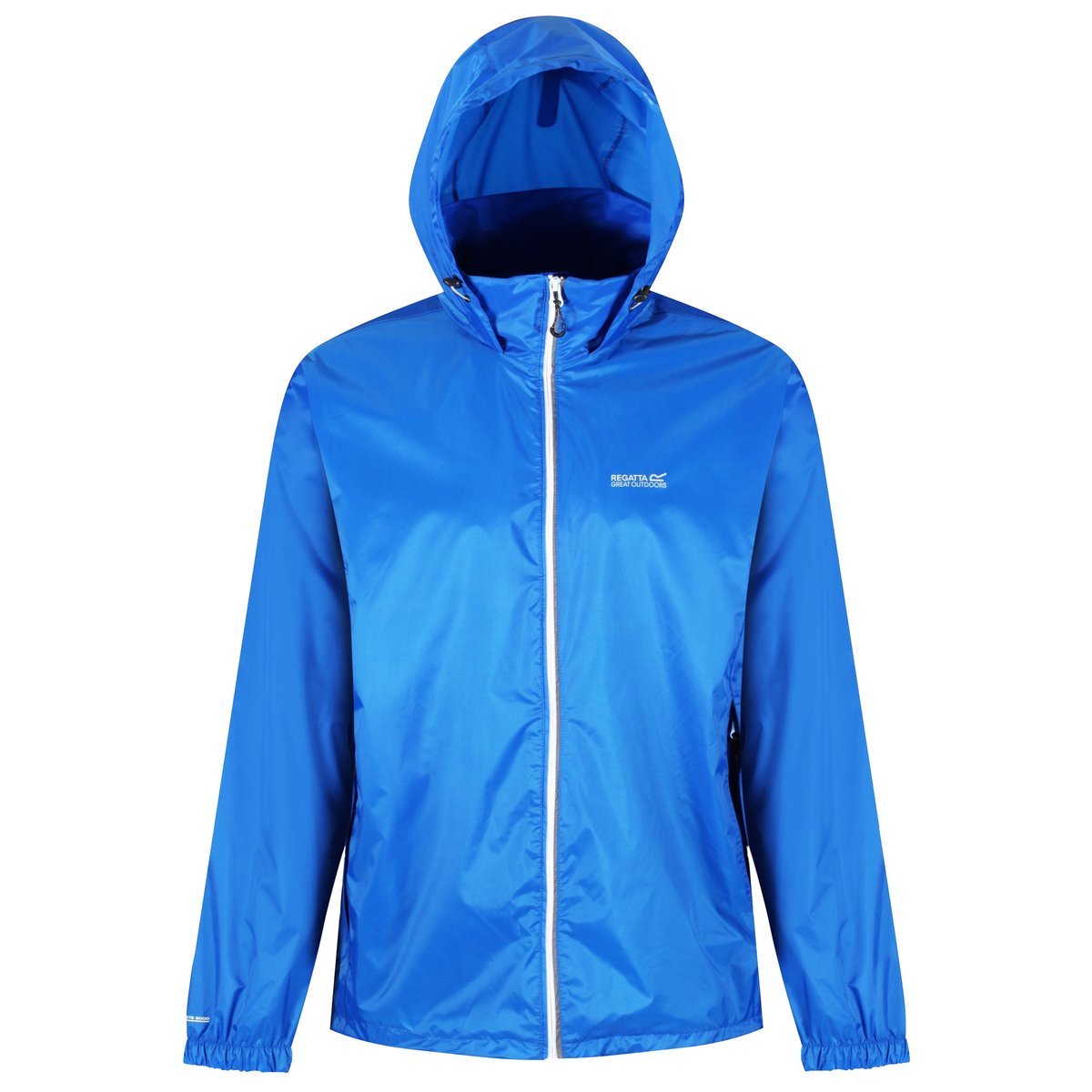 Veste imperméable unie à capuche LYLE bleu clair, REGATTA