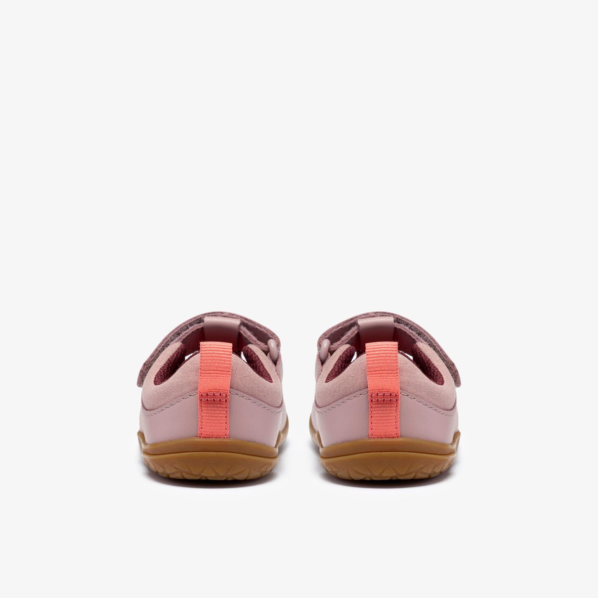 Ballerines Cuir Coupe Large HARBOUR HOP T rose, CLARKS