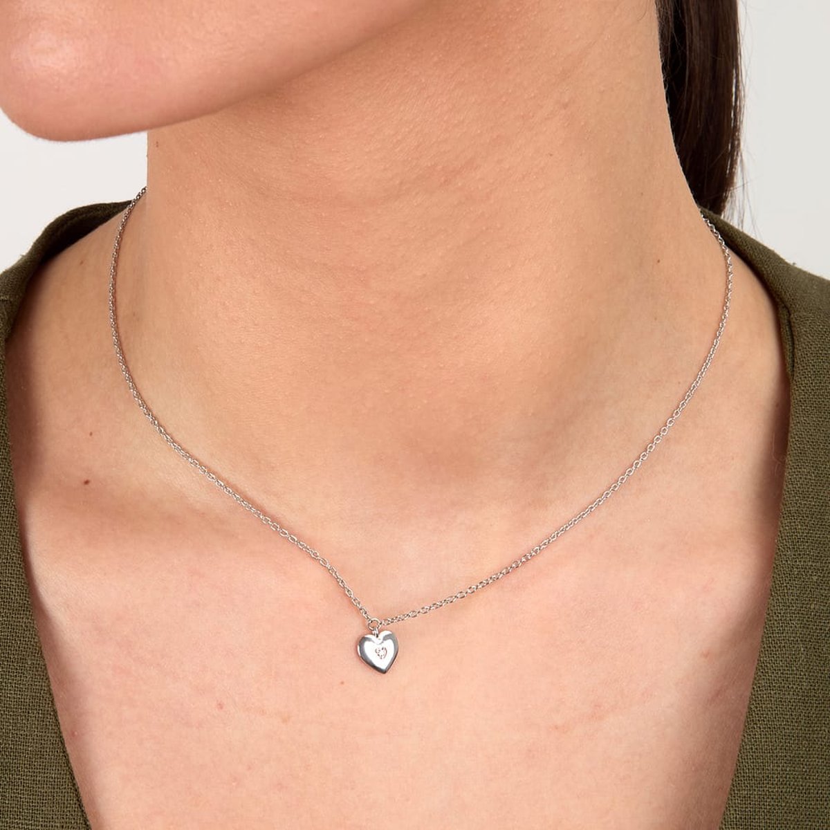Colliers en Zircon/cubic Zirconia/recycled Silver 925/1000 et Zircon argent, MORELLATO