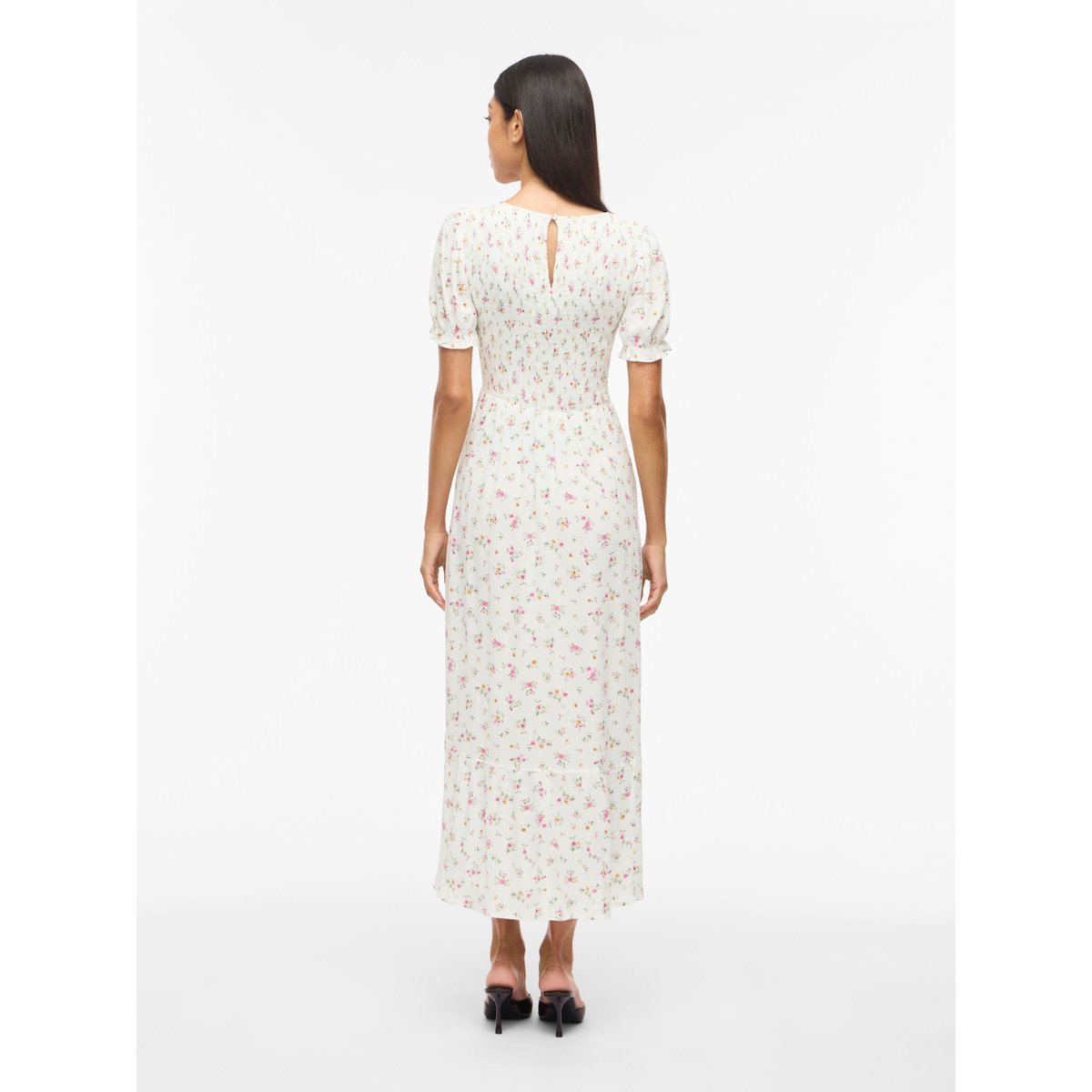 Robe Mi-Longue blanc - snow white2, VILA