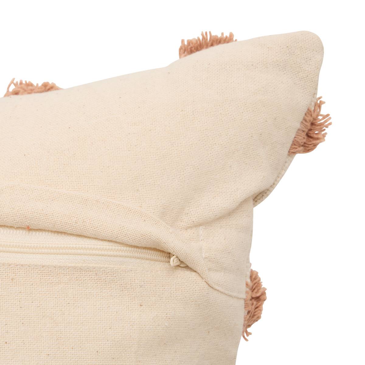 Coussin rectangulaire en coton HAWKI marron, ATMOSPHERA