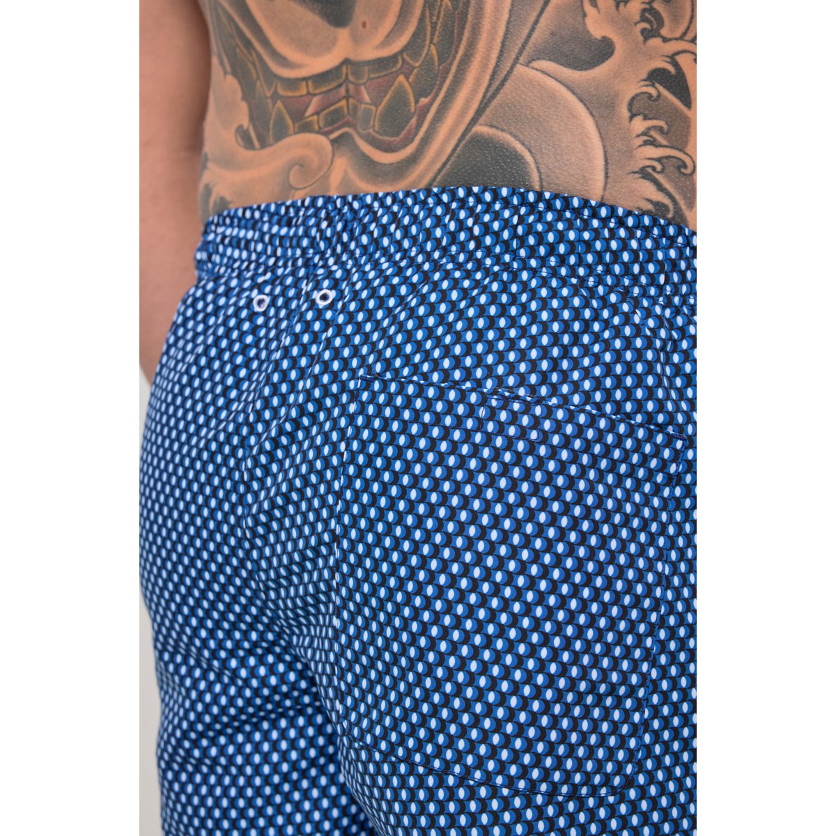 Short de bain, collection Beachwear bleu lapis lazuli, JP1880
