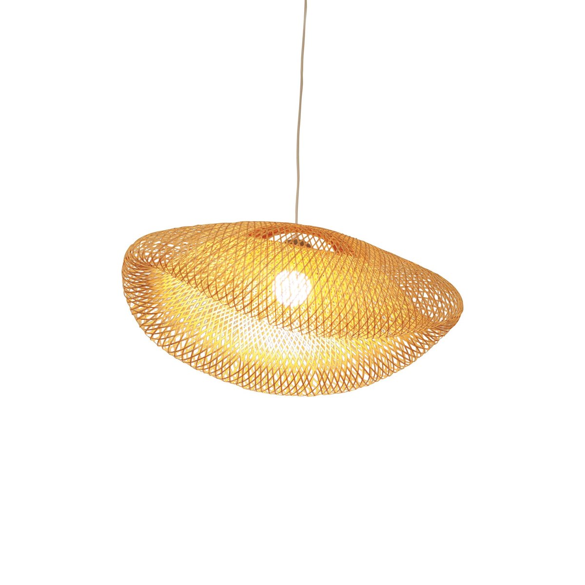 Suspension en bambou tressé, KLINO naturel, NOW'S HOME