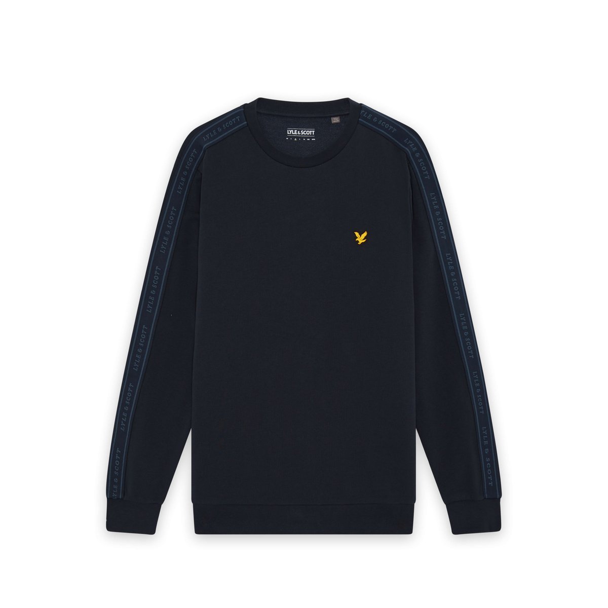 Sweat-shirt col rond Sports Tape bleu foncé marine, LYLE & SCOTT