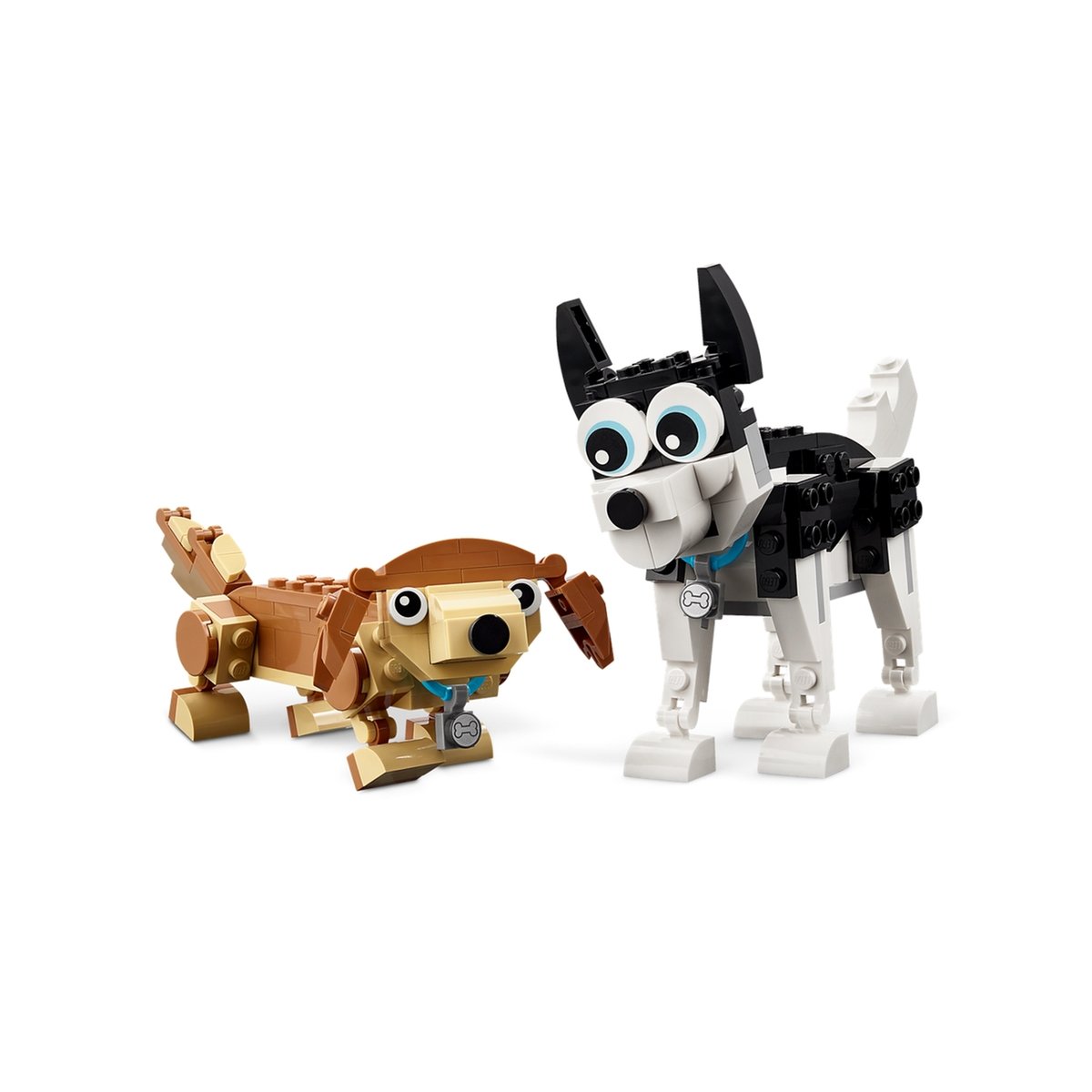 LEGO Creator 3-en-1 : Adorables Chiens - Set de Construction 31137 multicolore, LEGO