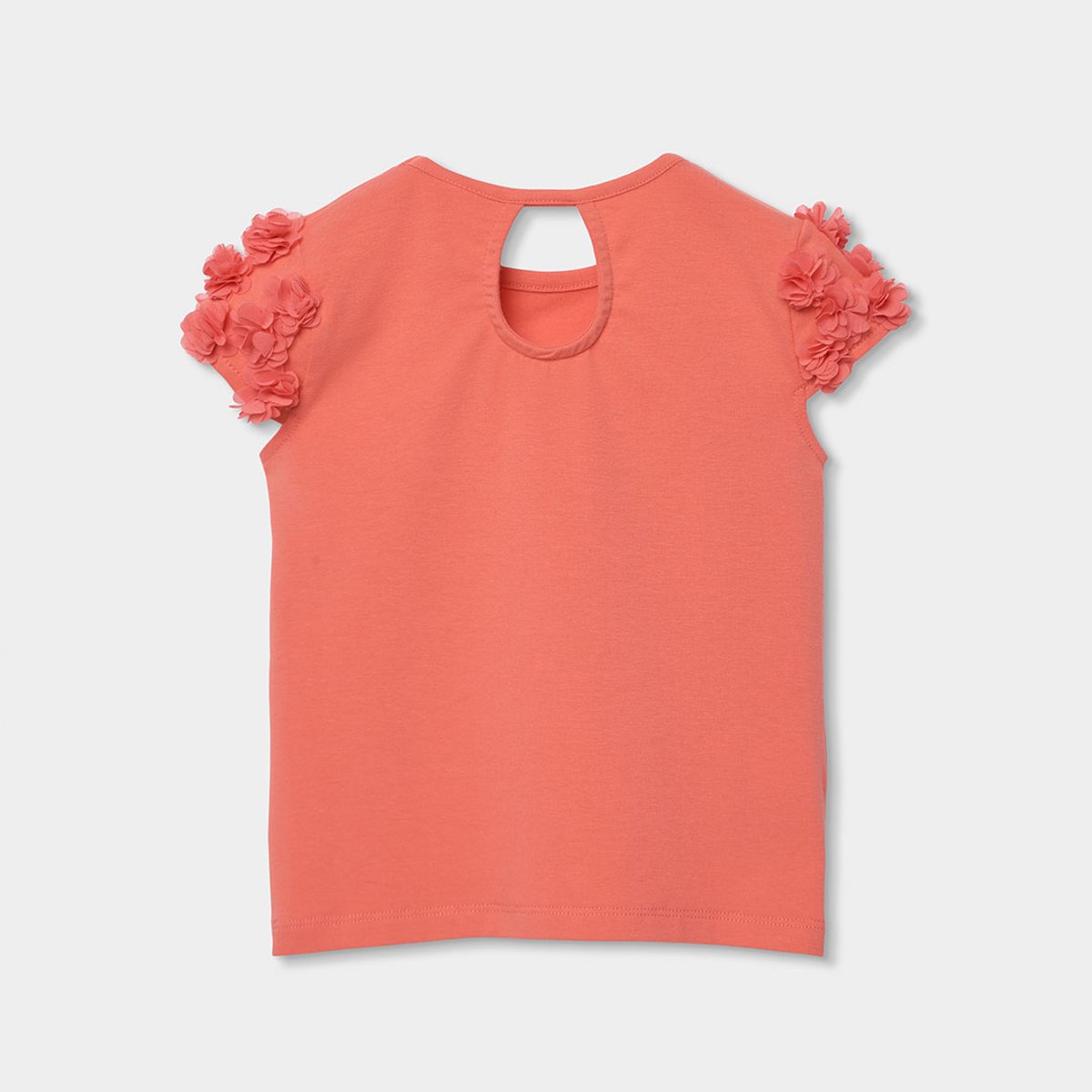 T-shirt fille coton rose, BOBOLI