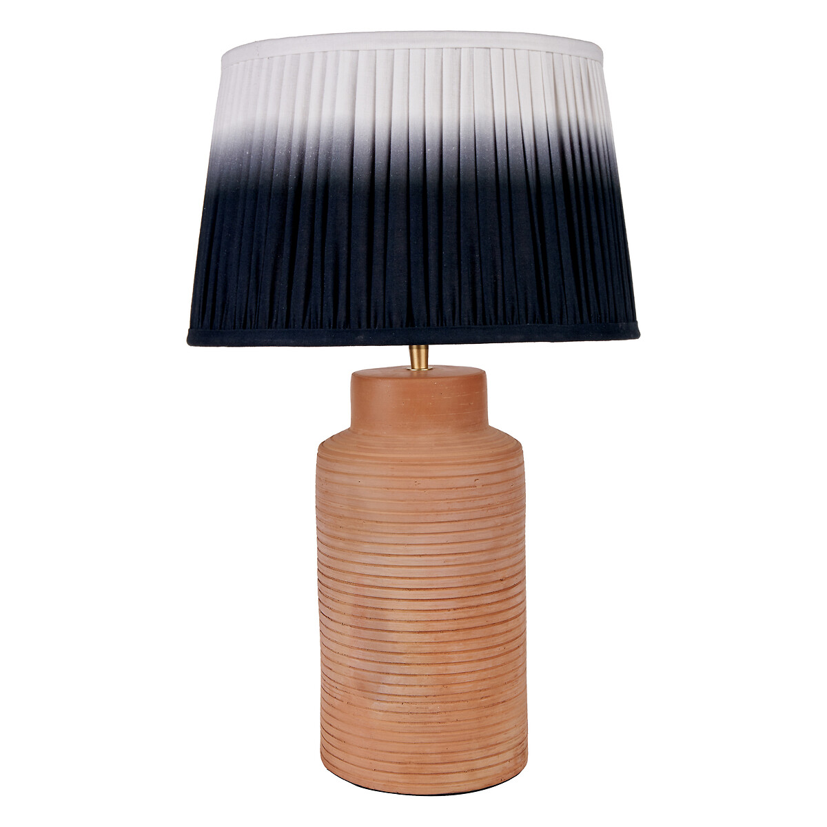 Serena Tall Ribbed Terracotta Table Lamp Base natural, ÉDITÉ