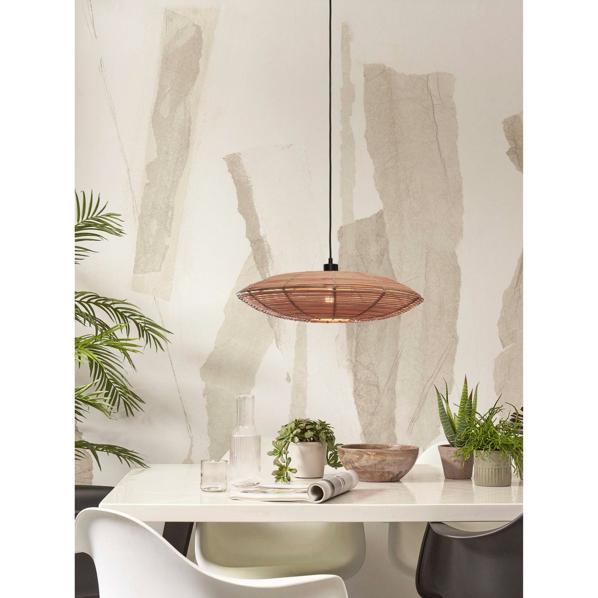 Lampe Suspendue Rotin TANAMI rotin, GOOD & MOJO