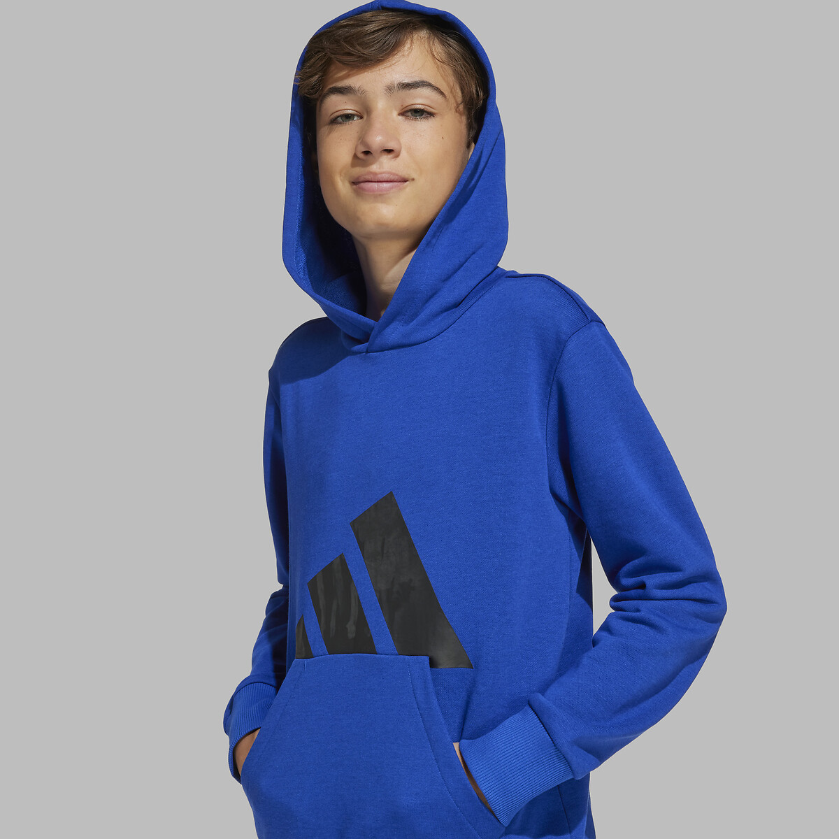 Hoodie blue, ADIDAS SPORTSWEAR