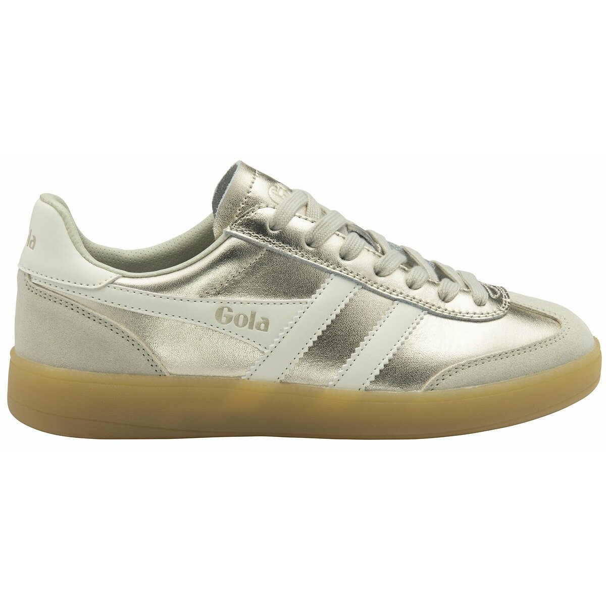 Baskets Viper Metallic or/blanc, GOLA