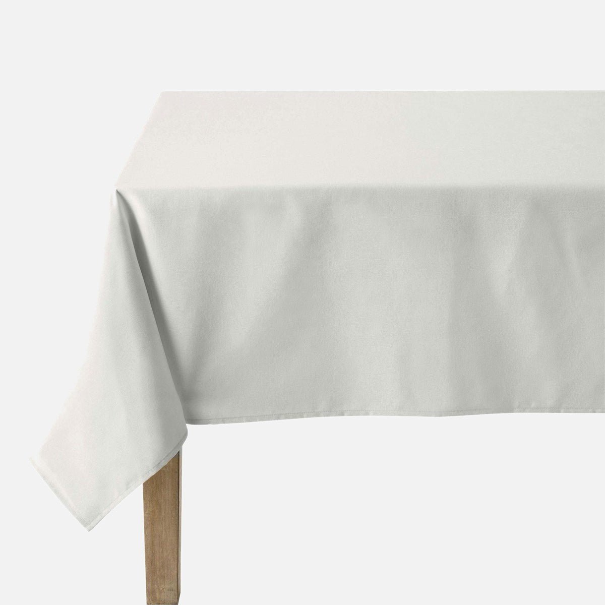 Nappe rectangulaire en coton CAMBRAI blanc, COUCKE