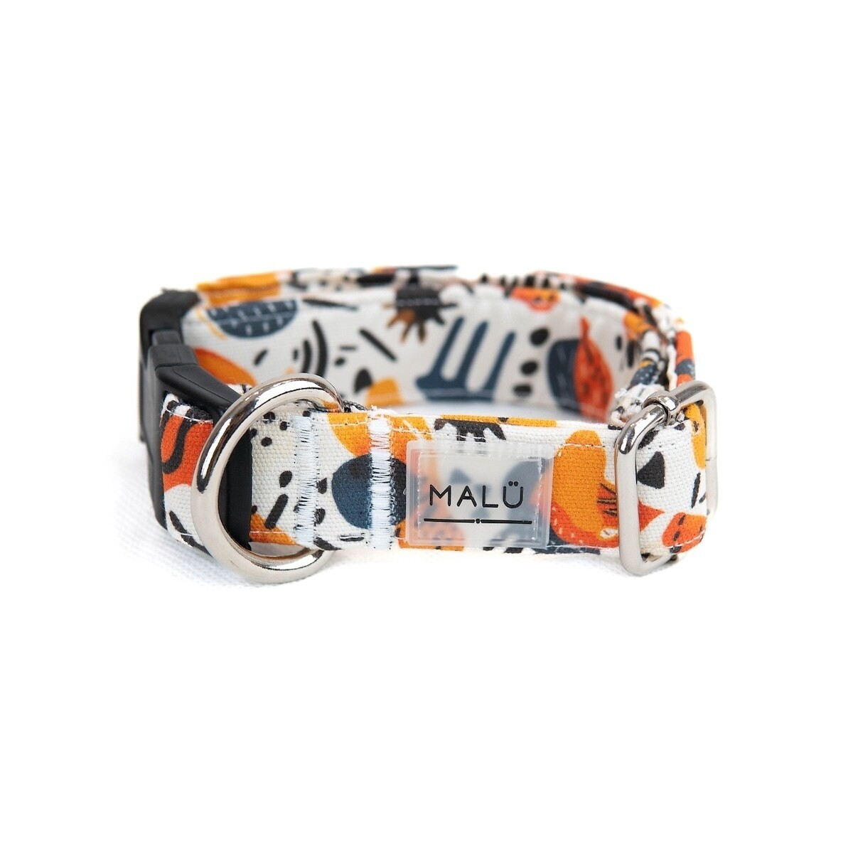 Coleira para cão Miori, Malü Pet Wear laranja, MALU PET WEAR