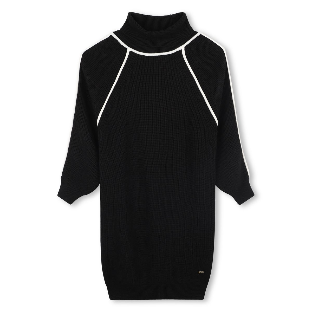Robe col roulé black, BOSS KIDSWEAR
