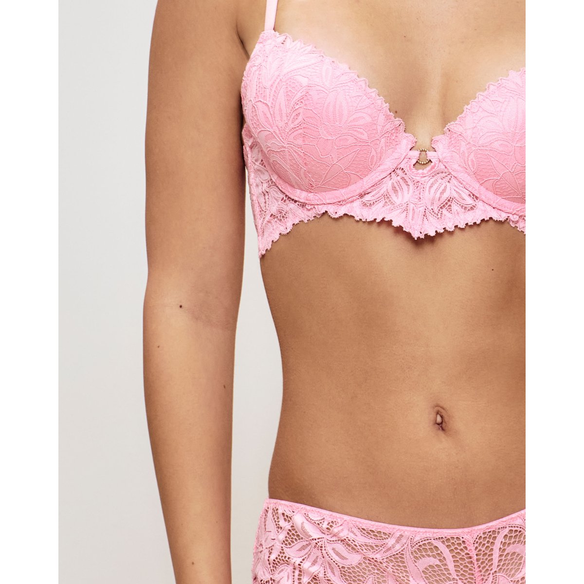 Soutien-gorge push-up en dentelle AGAVIZ rose, UNDIZ