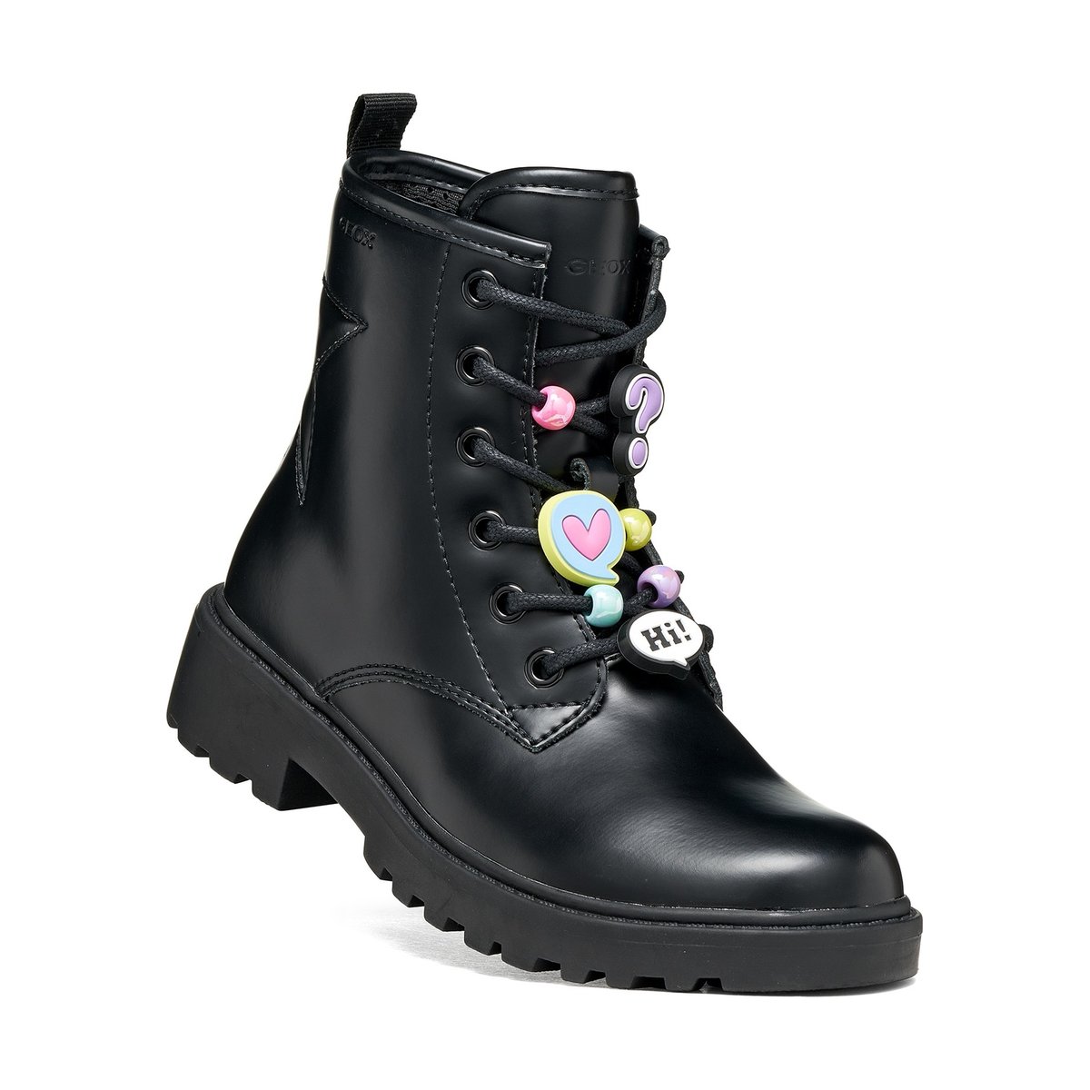 Bottines J CASEY noir/multicolore, GEOX