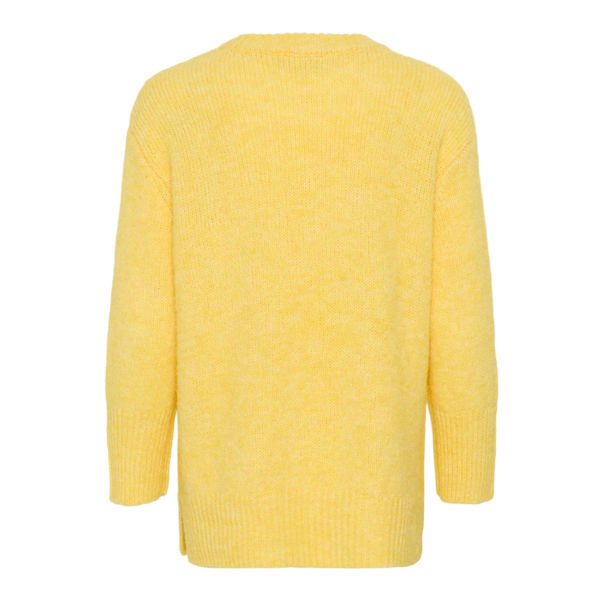 Pullover tricoté jaune sunlight, KAFFE