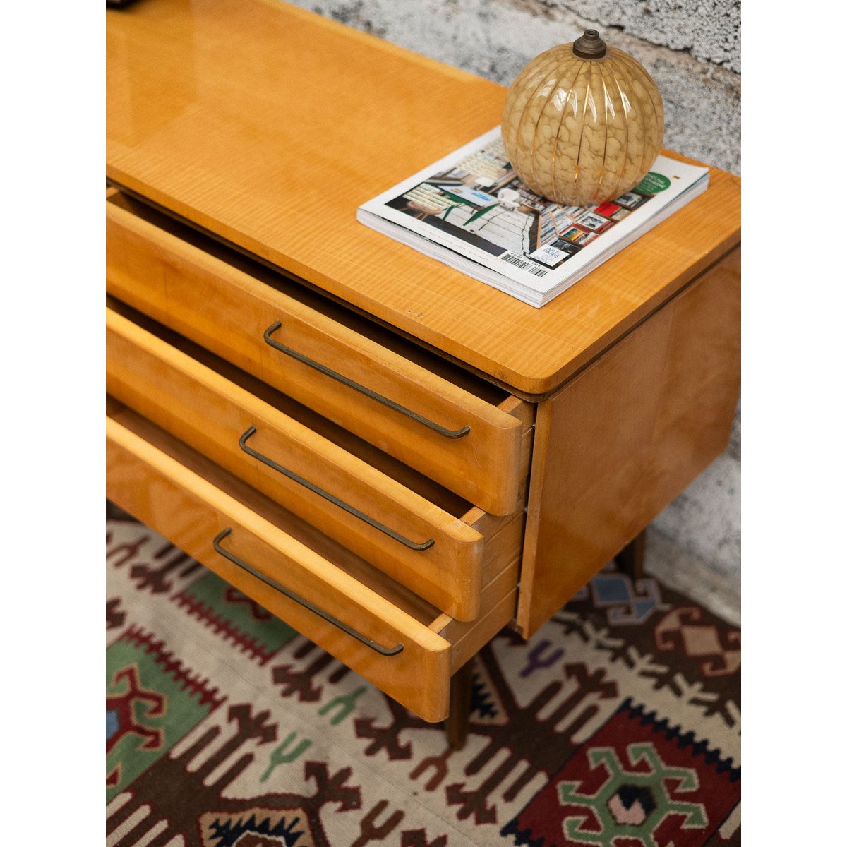 Enfilade au bois clair Margaret N°489 - Bon état bois clair, DEBONGOUT