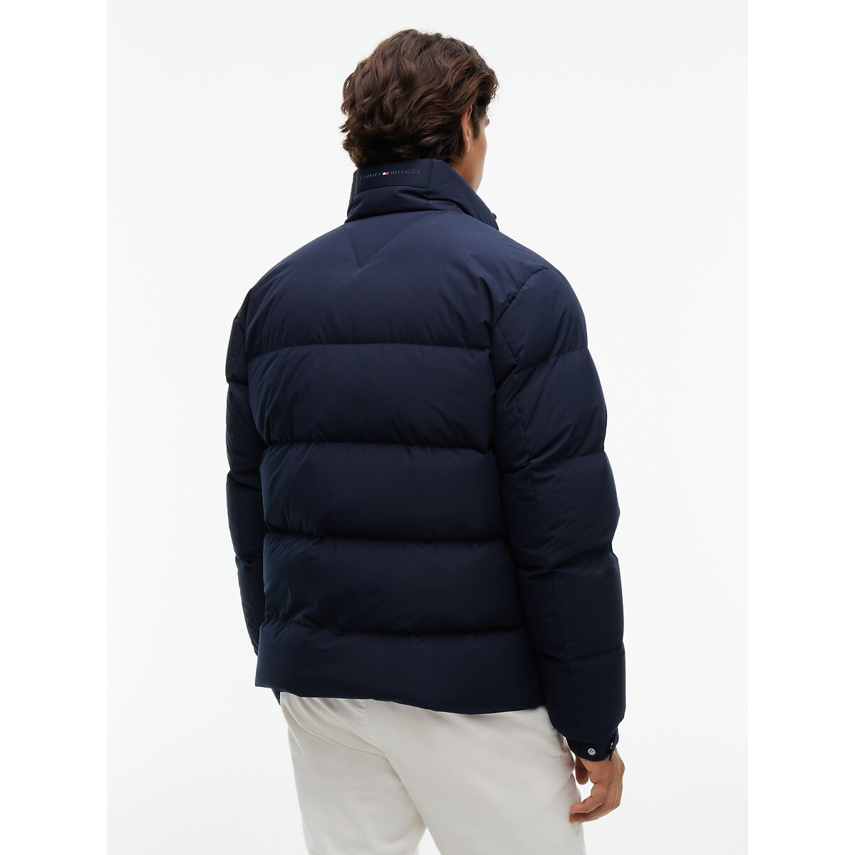 High Neck Padded Jacket navy blue, TOMMY HILFIGER