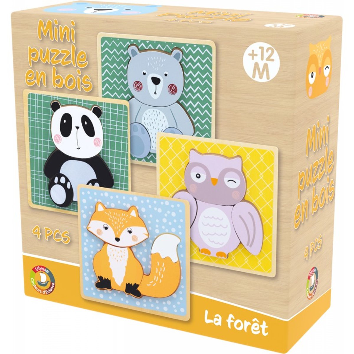 Mini-puzzles Forêt beige, ULYSSE