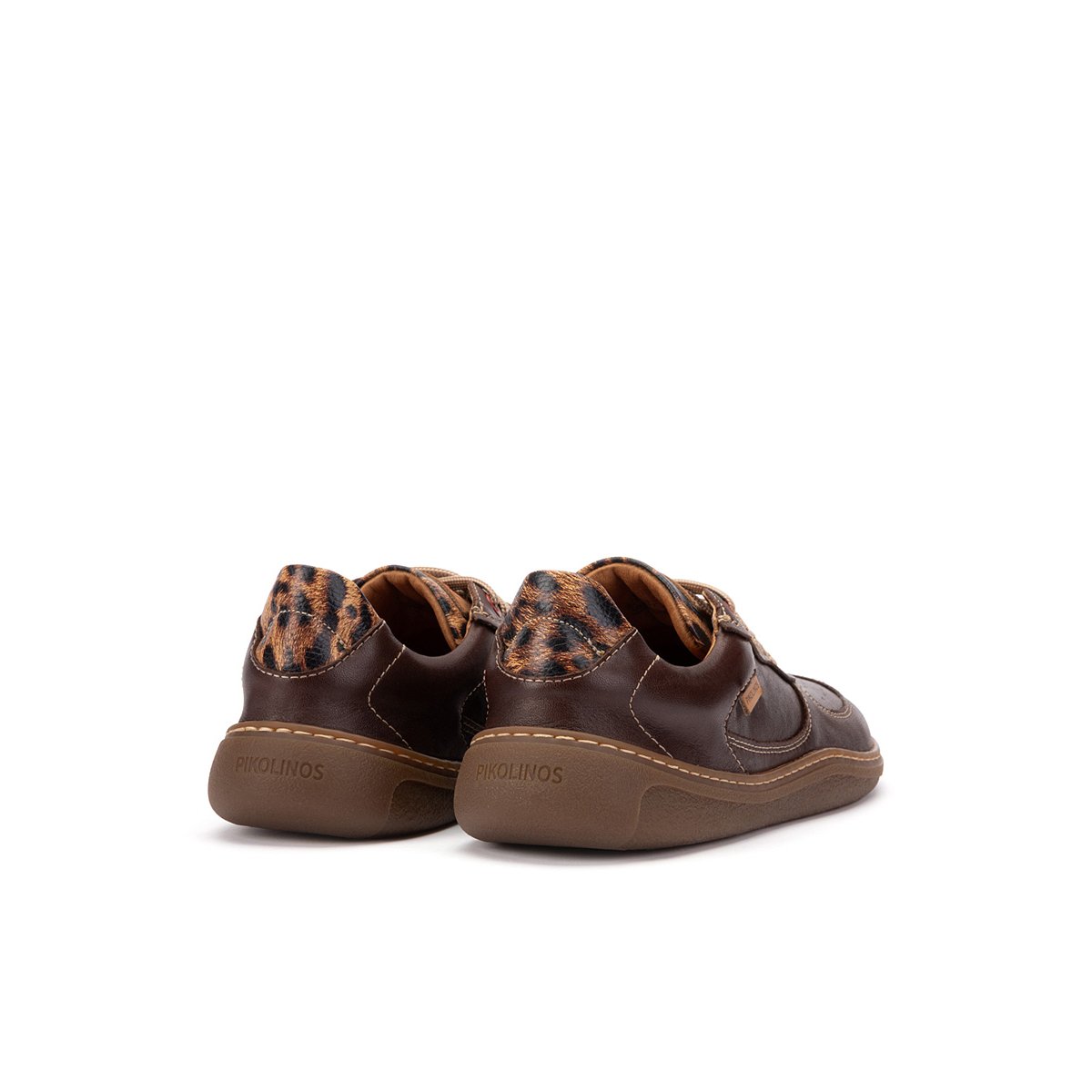 Baskets cuir Aranjuez Barefoot caoba, PIKOLINOS