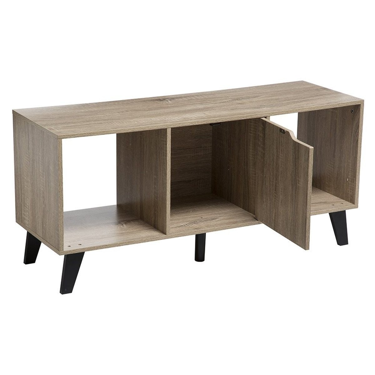 Meuble TV Mix naturel Ceda beige, ATMOSPHERA