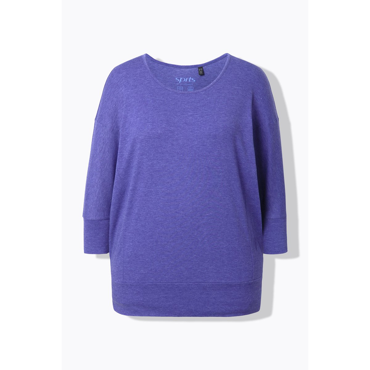 T-shirt de sport oversize, encolure bateau myrtille, ULLA POPKEN