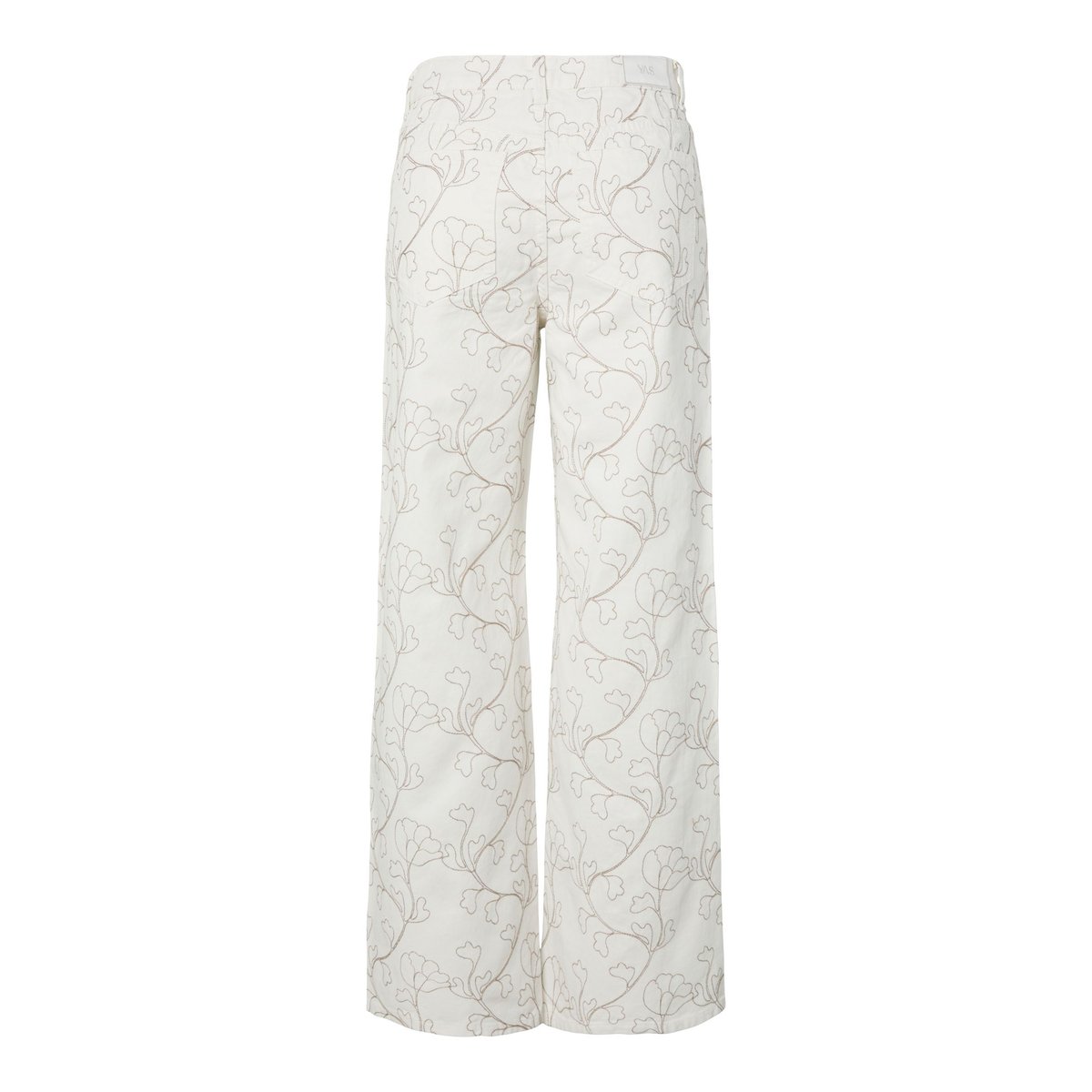 Jean Droit blanc - star white, YAS