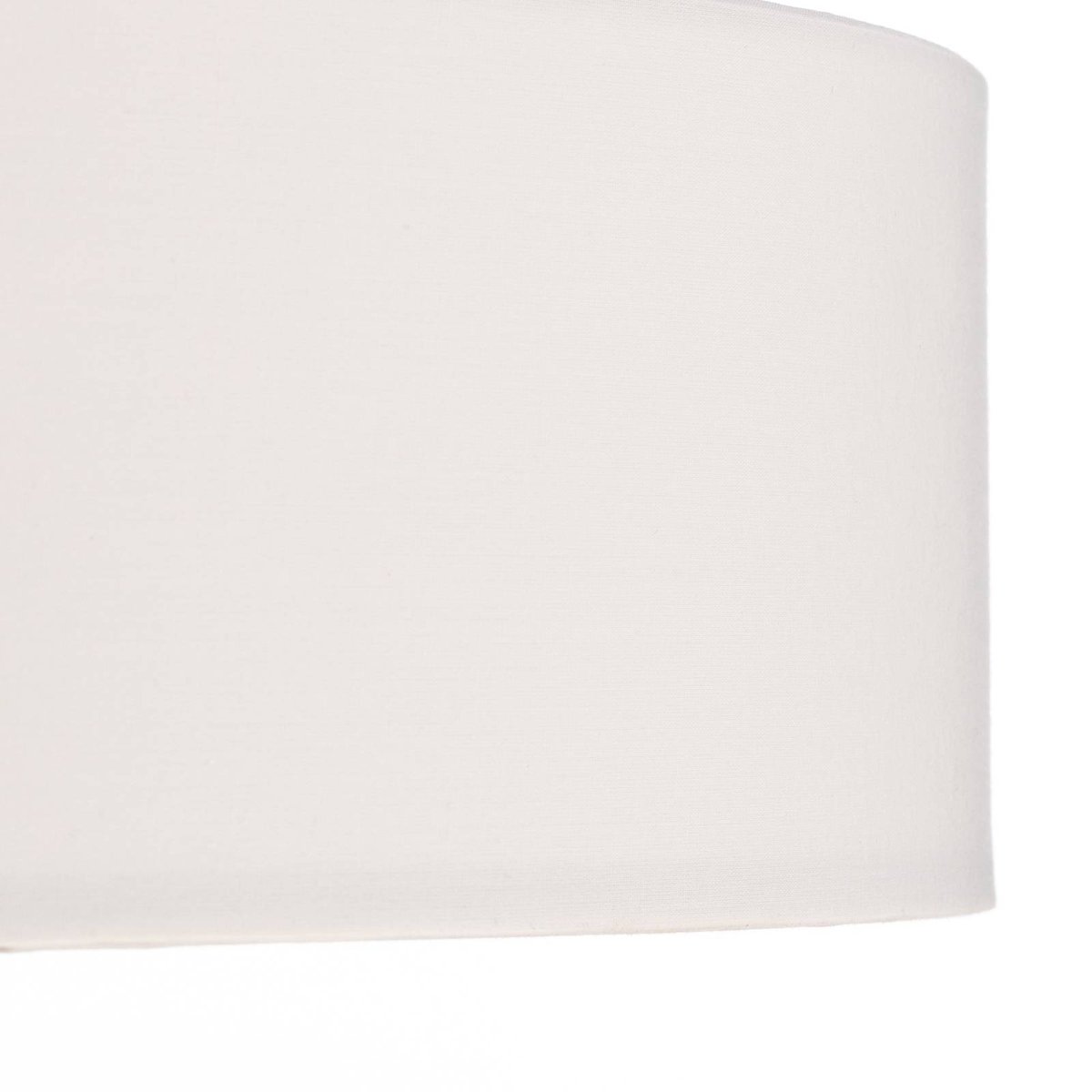 Suspension en textile moderne, Sebatin blanc, nickel mat, LINDBY