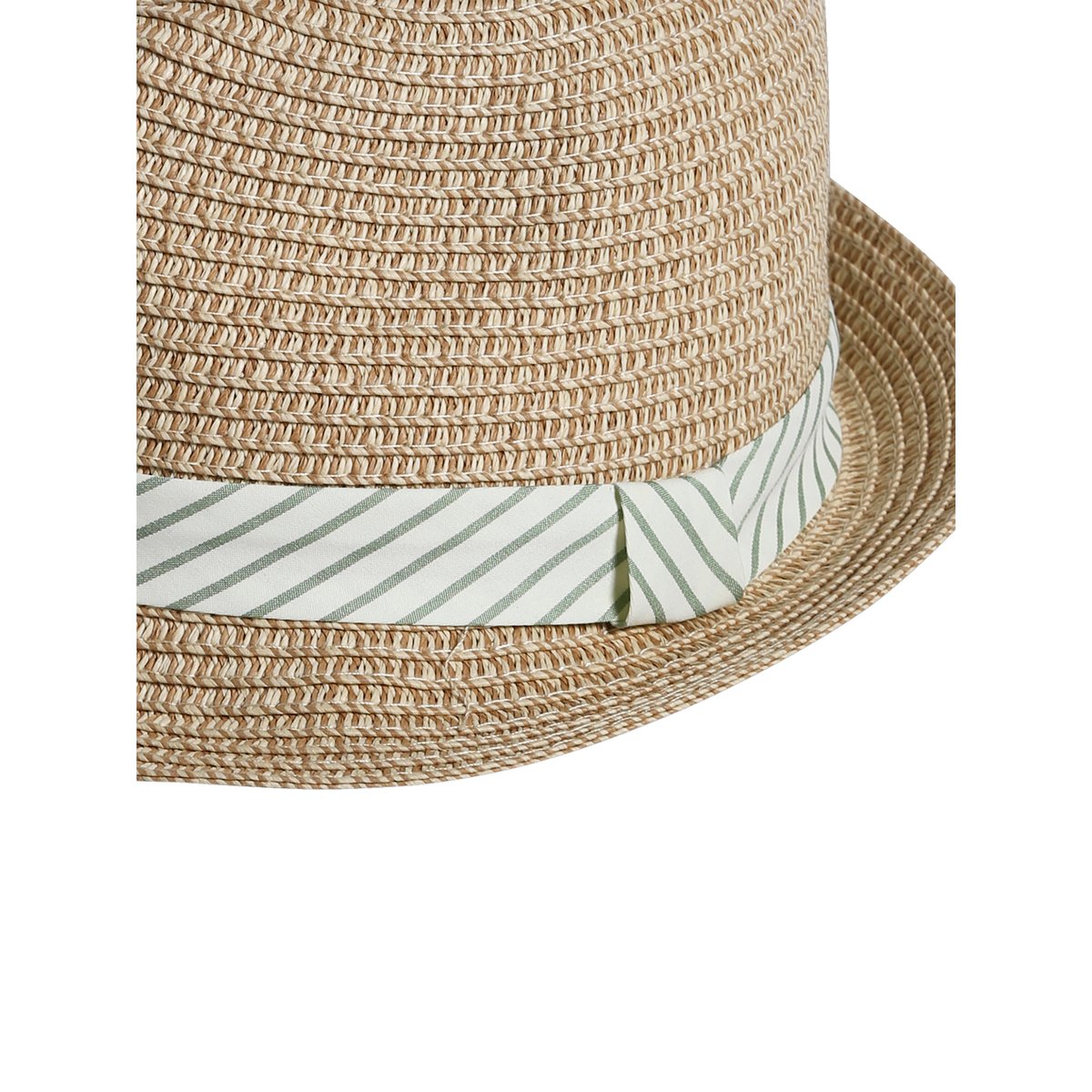 Chapeau esprit panama aspect paille bois, VERTBAUDET