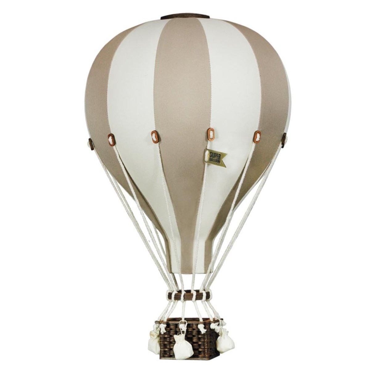 Montgolfière décorative Ø 30 cm / hauteur 50 cm beige, SEVIRA KIDS